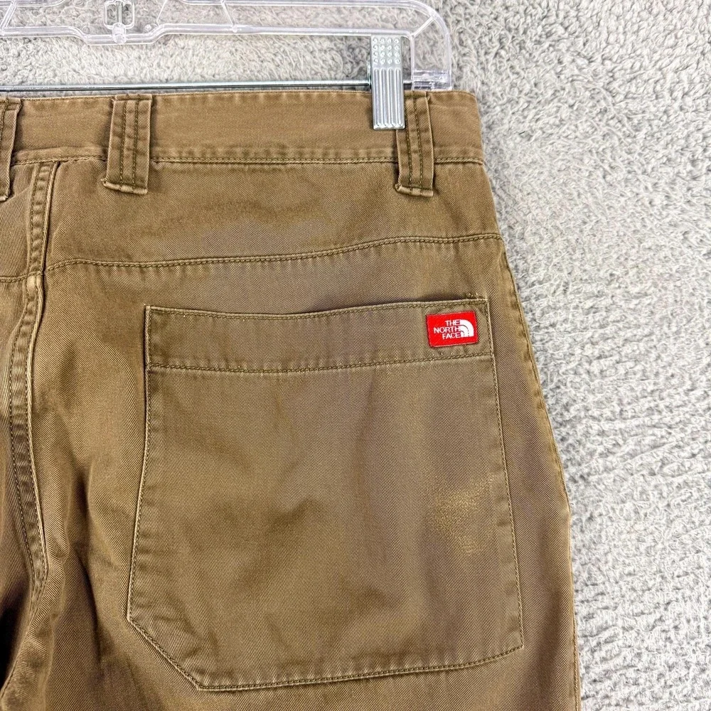 The North Face Pants Mens 32x28‎ Brown Cotton Khaki Straight Workwear Relaxed